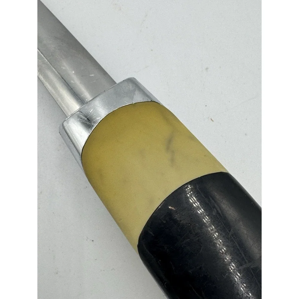 Kenmore Stainless Steel Spatula Turner Black Beige Plastic Handle Solid